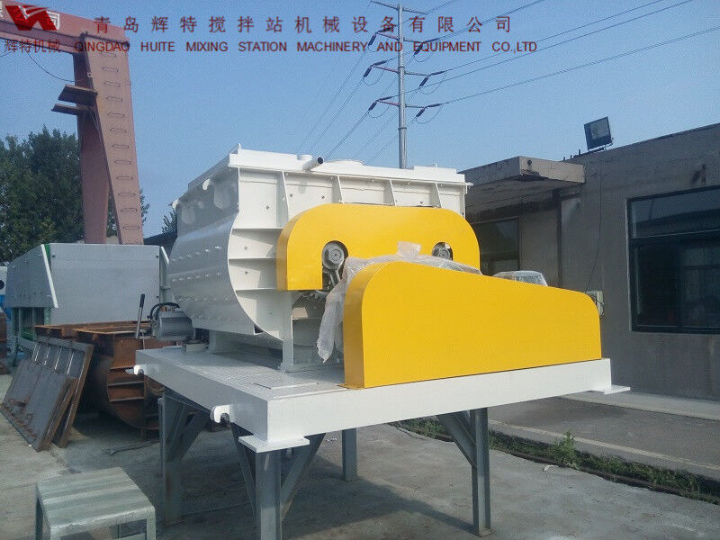 JS750攪拌臂采用偏心式設(shè)計(jì)，延長使用壽命，青島輝特機(jī)械